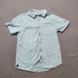 Kolby Summer Holiday short sleeve button up Sz Med